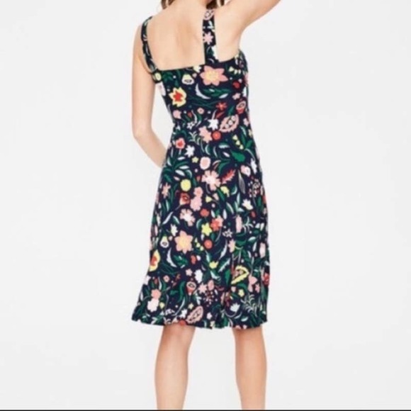 Boden Floral Midi Dress - Multicolor - Picture 5 of 10